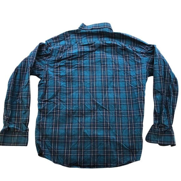 George Mens Shirt Large Lot of Three Classic Plaid Long Sleeve Button Down Y2K - Picture 4 of 15